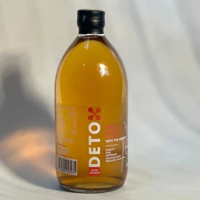 Olive Pures Detox Red Wine Vinegar 500 mL for cooking, dressings, marinades, and sauces